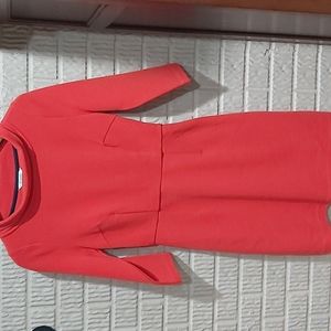 Boden bateau red shift dress 3/4 sleeves US 6